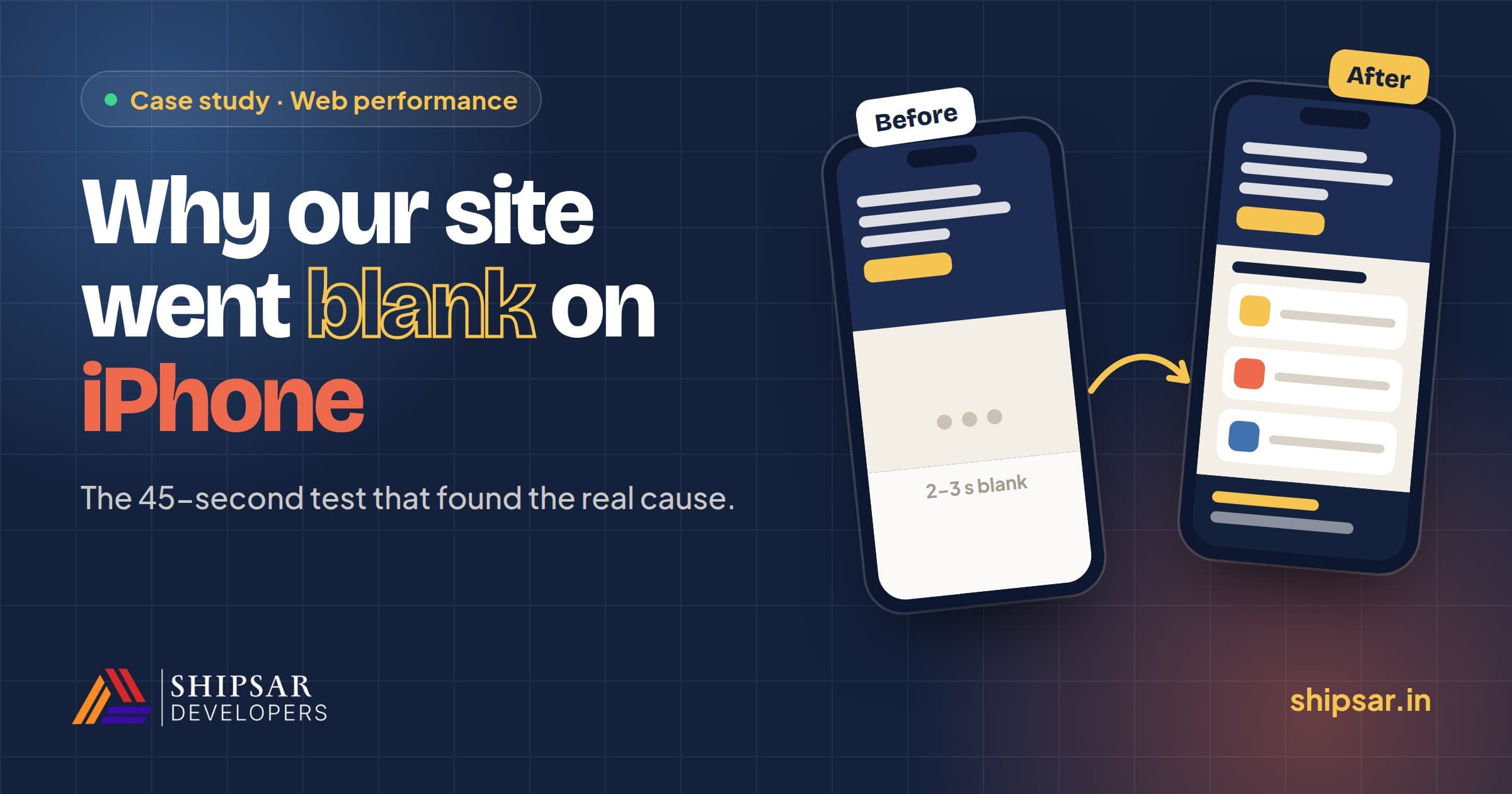 Why Our Website Went Blank on iPhone (and How We Fixed It)