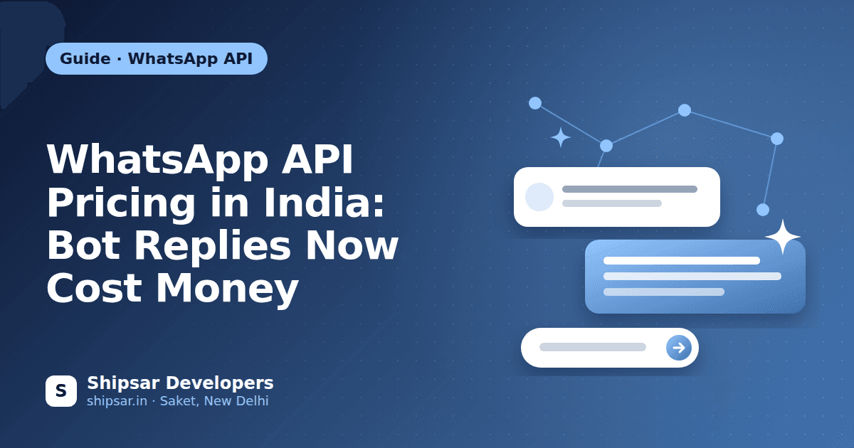 WhatsApp API Pricing in India: Bot Replies Now Cost Money